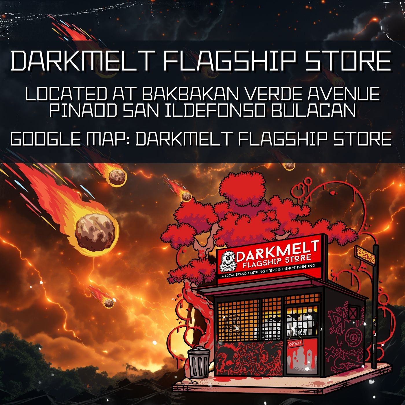 DarkMelt Pro Longsleeve OG LOGO V1 by DARKMELT CLOTHING