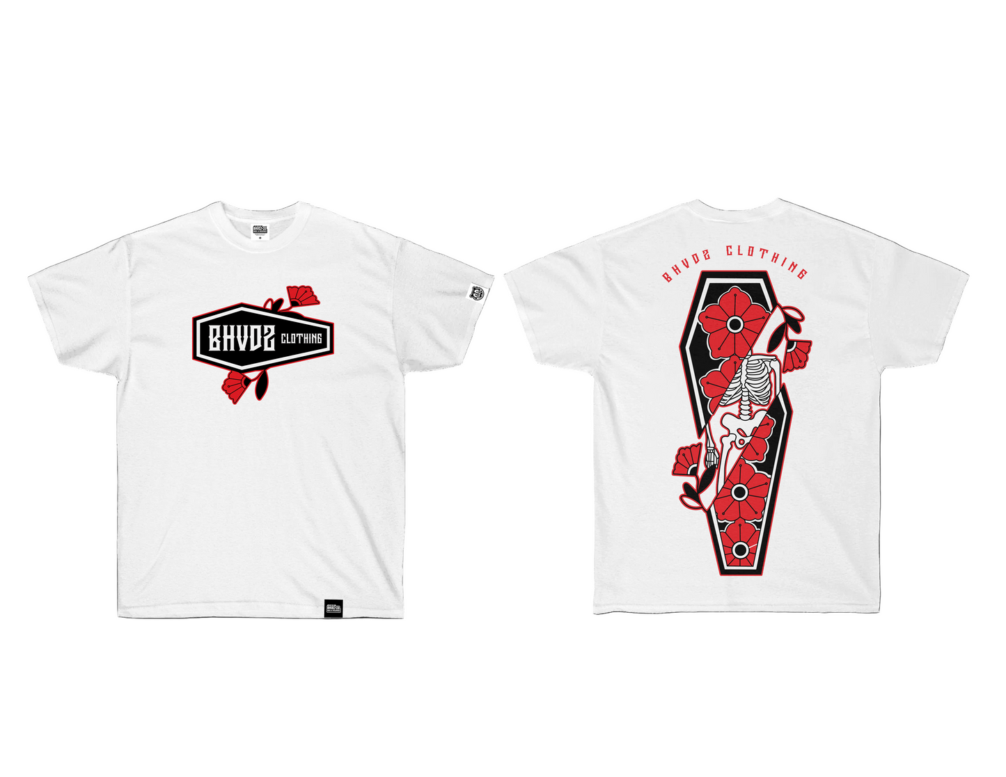 Bhvdz Buried Rose Tee - BHVDZ CLOTHING