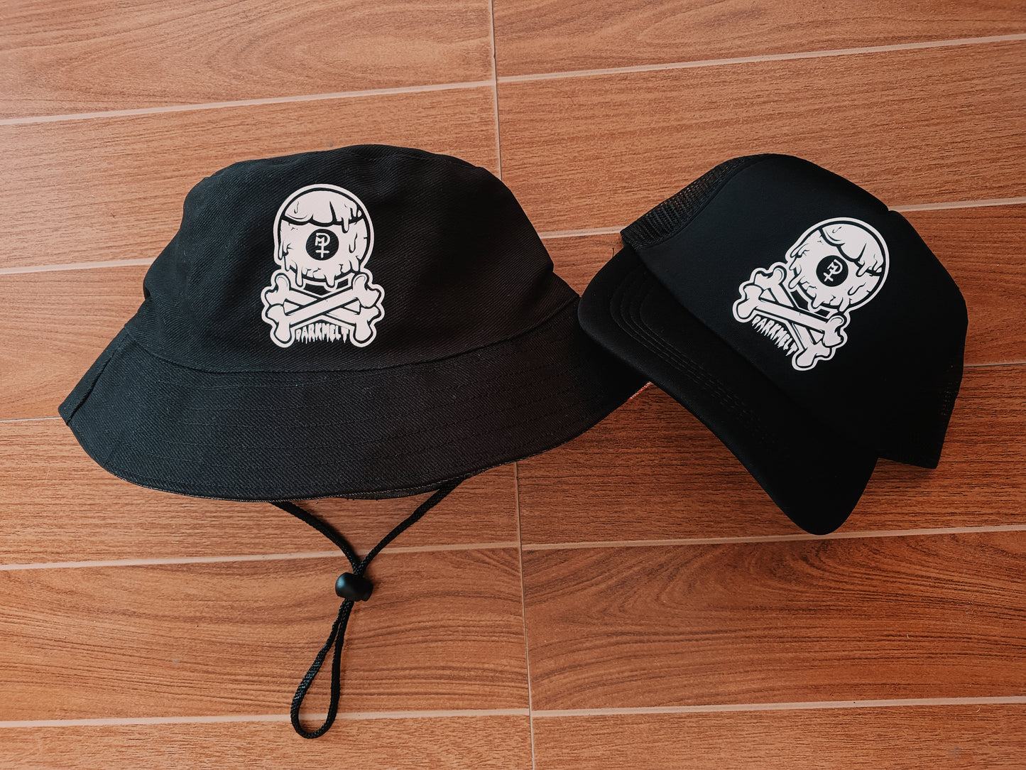DarkMelt Netcap and Bucket Hat Combo - DARKMELT CLOTHING