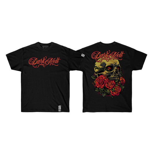 DarkMelt Skull&Rose Shirt by DARKMELT CLOTHING