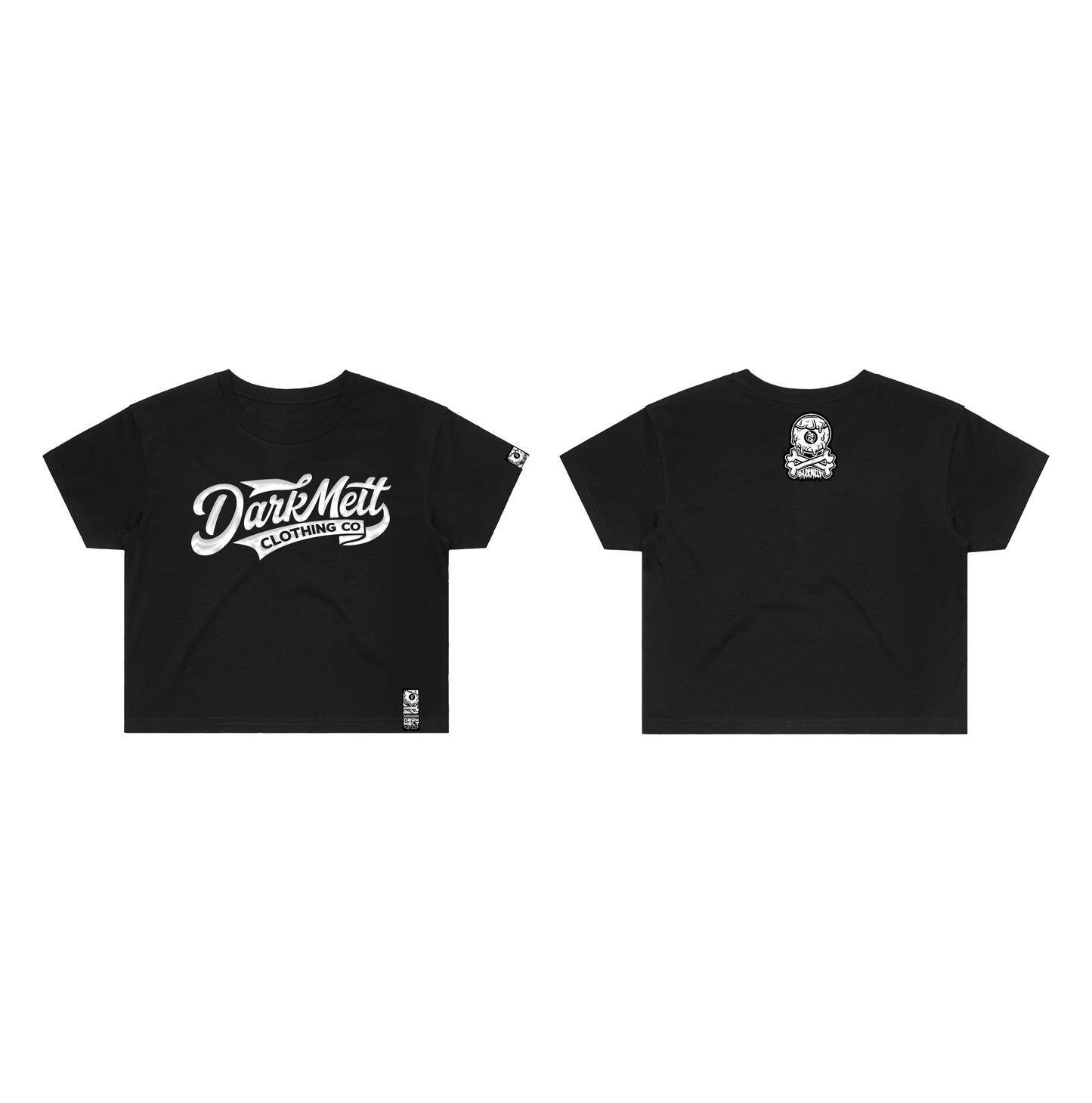 DarkMelt Crop Tee Signature by DARKMELT CLOTHING