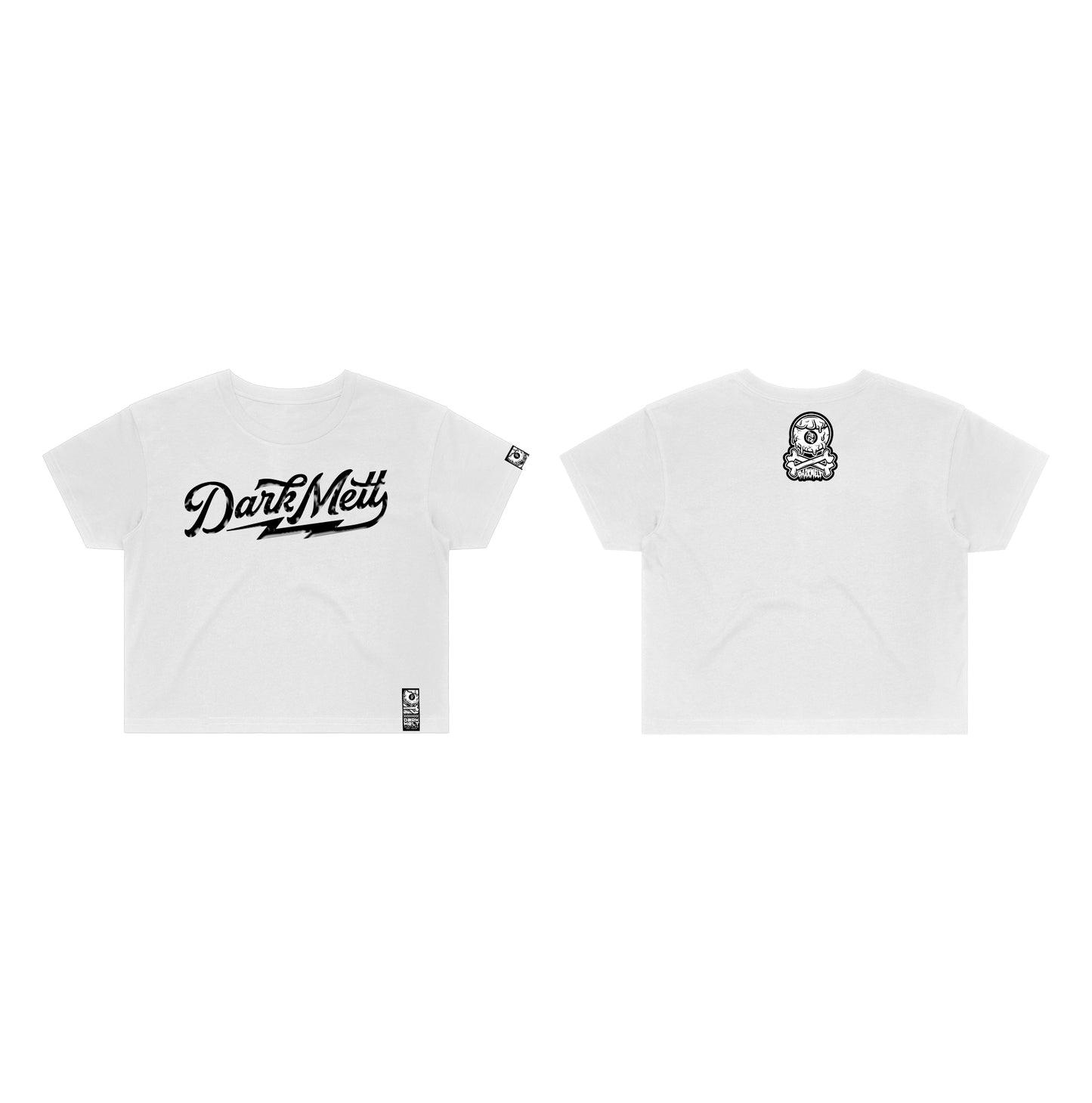DarkMelt Crop Tee Signature by DARKMELT CLOTHING