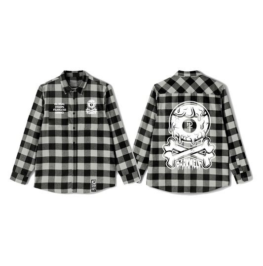 DarkMelt Checkered Longsleeve by DARKMELT CLOTHING