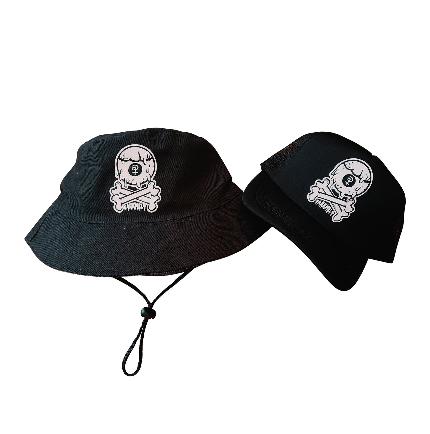 DarkMelt Netcap and Bucket Hat Combo - DARKMELT CLOTHING
