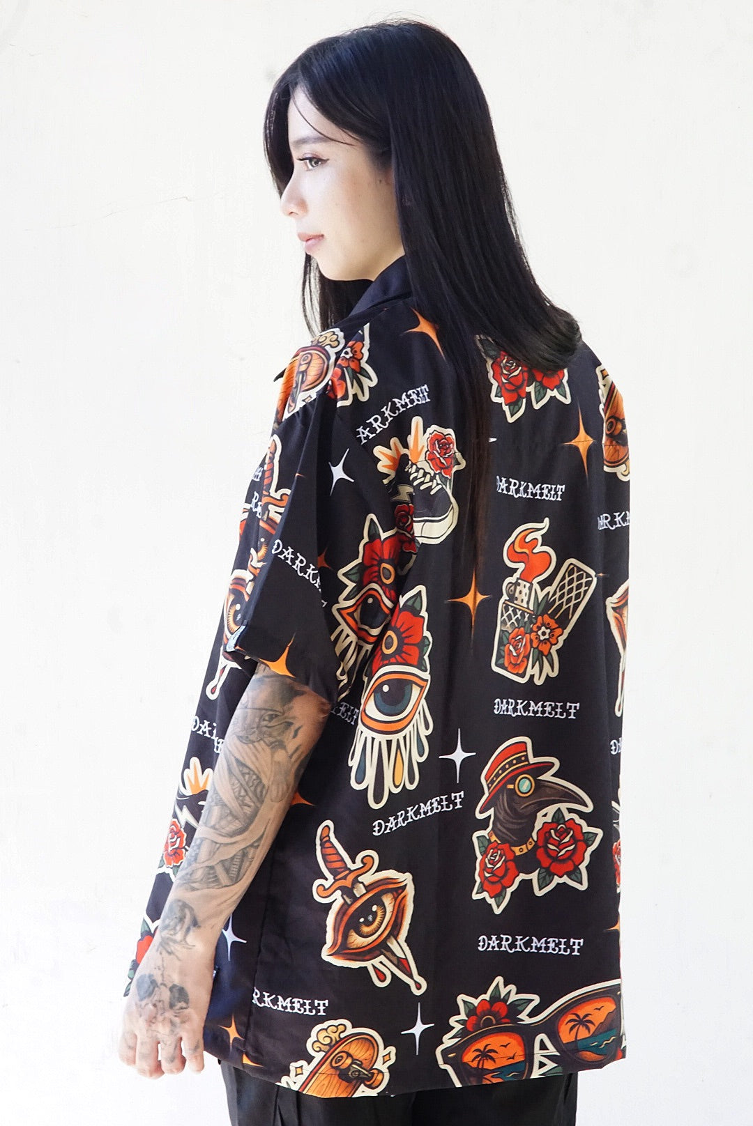 DarkMelt Trad Buttondown Polo by DARKMELT CLOTHING