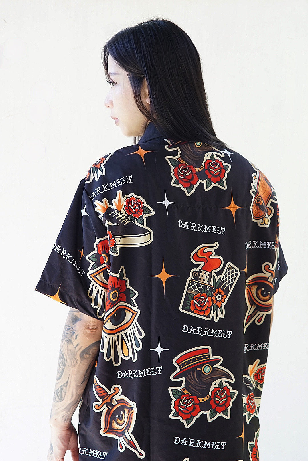 DarkMelt Trad Buttondown Polo by DARKMELT CLOTHING