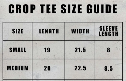 DarkMelt Crop Tee Signature by DARKMELT CLOTHING