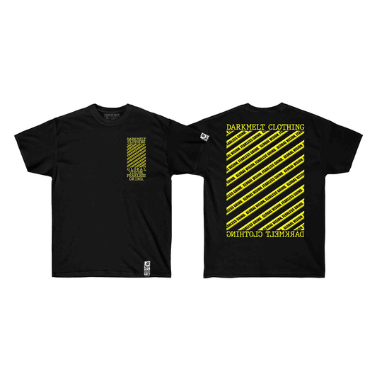 DarkMelt Warning Global Shirt by DARKMELT CLOTHING