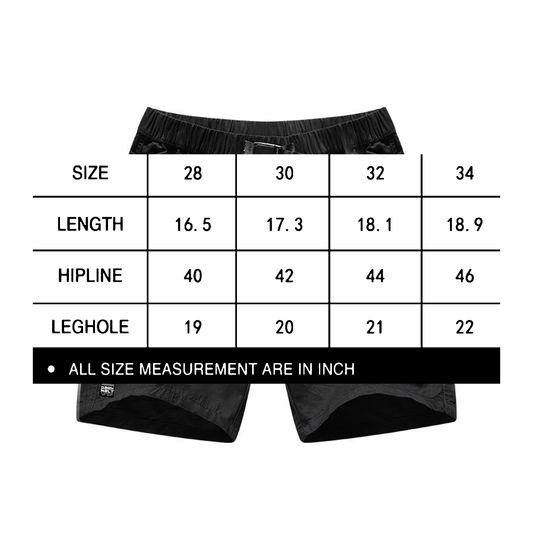DarkMelt - DM Semi Trek Short by DARKMELT CLOTHING