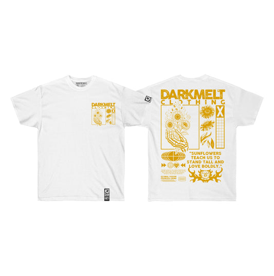 DarkMelt SunflowerSkull Shirt by DARKMELT CLOTHING